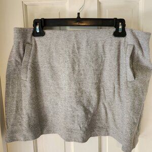 Grey GAP Stretch Mini Skirt